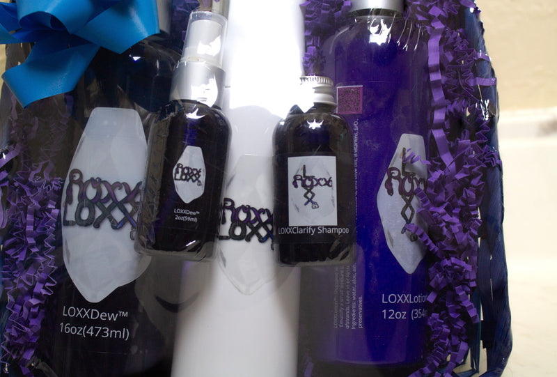 LOXXDEW™ | LOXXLOTION™ Gift Basket with FREE Continuous Sprayer